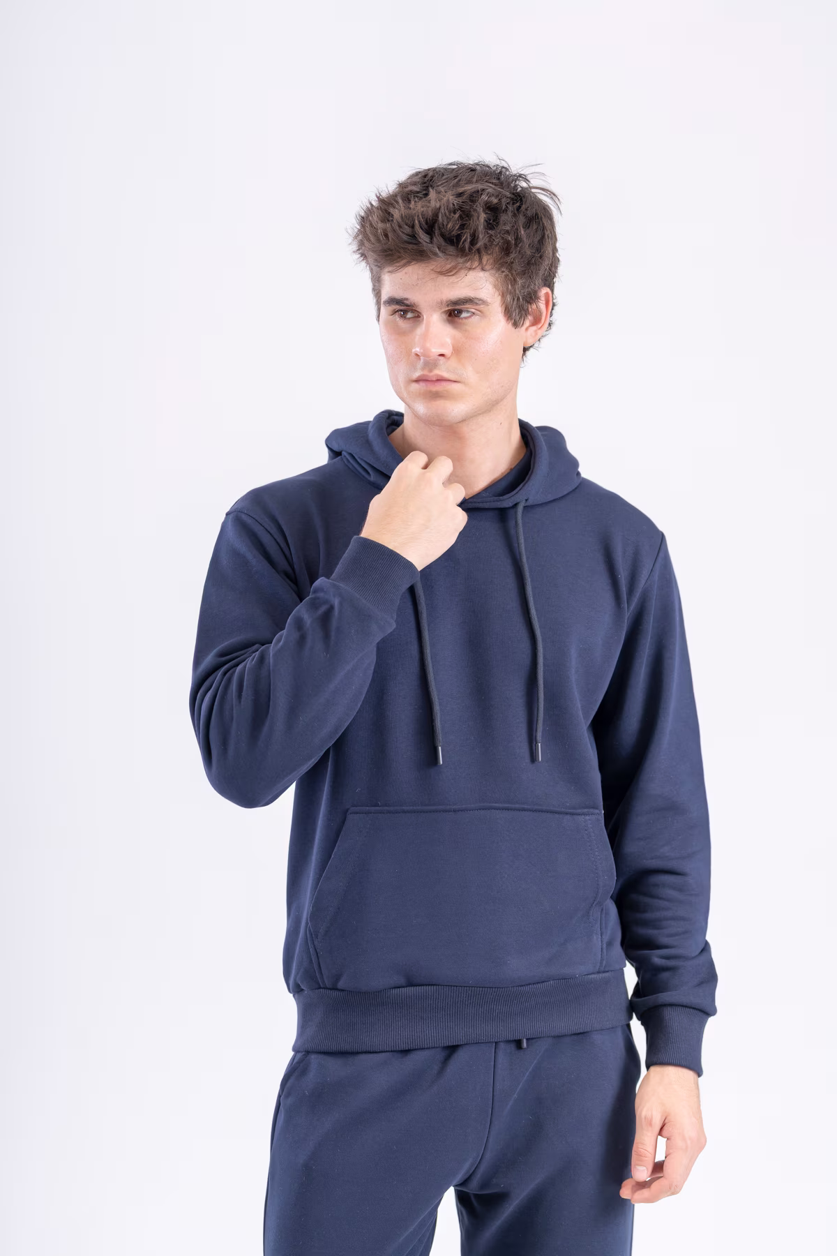 Gmesg Erkek Kapüşonlu Sweatshirt - Lacivert