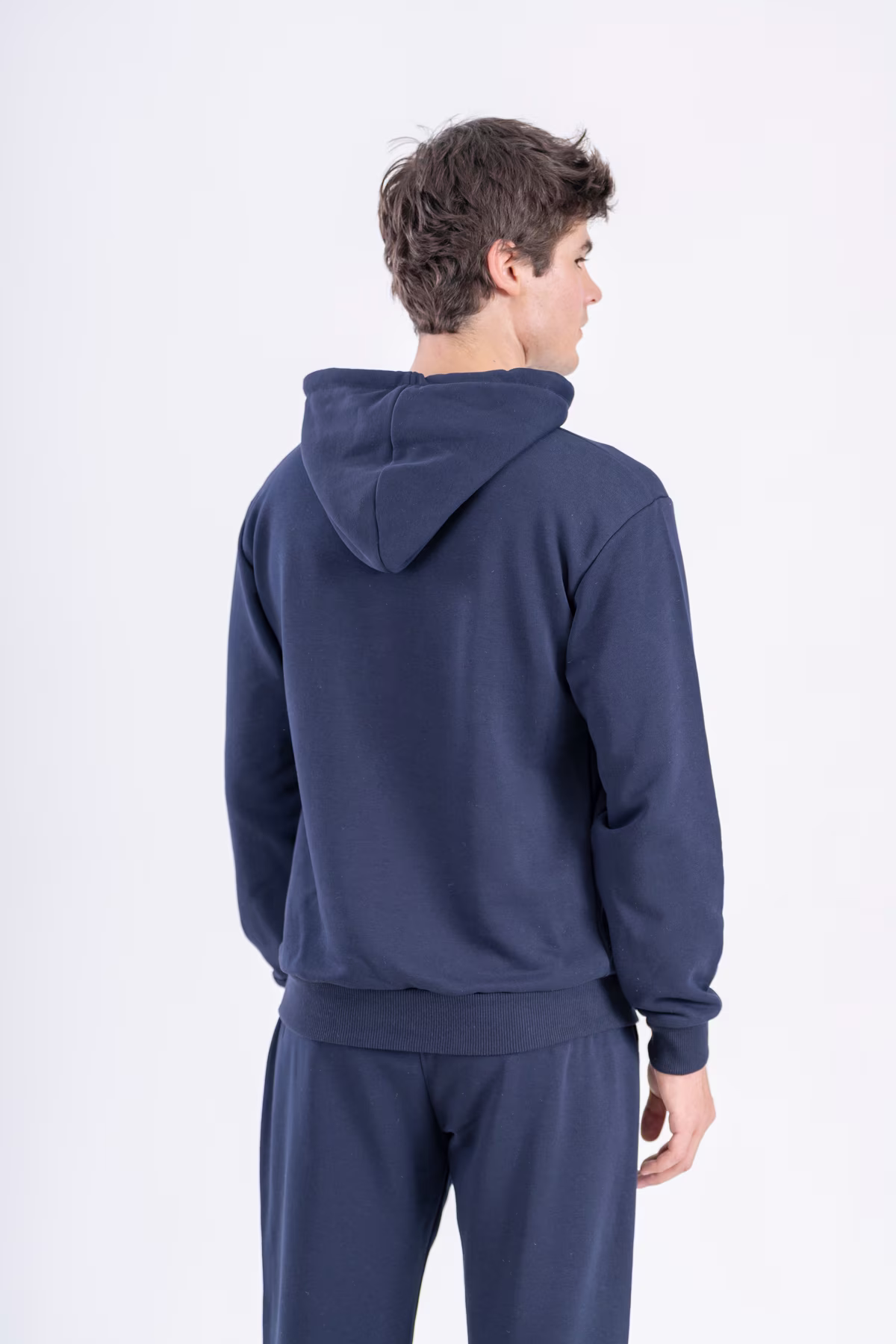 Gmesg Erkek Kapüşonlu Sweatshirt - Lacivert - Görsel 4